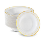 Munfix 50 Gold Plastic Bowls Set