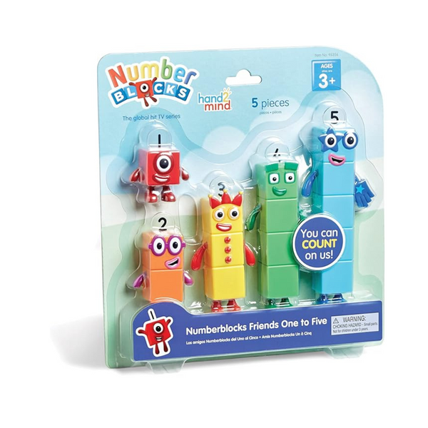 5-Piece Numberblocks Friends One to Five Figures