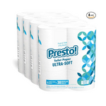 Presto! 2-Ply Ultra-Soft Toilet Paper (24 Family Mega Rolls = 120 regular rolls)