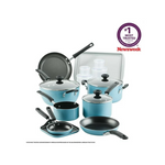 20-Piece Farberware Aluminum Nonstick Cookware Pots and Pans Set