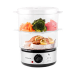 Ovente FS62S 2 Tier 400W Electric Food Steamer