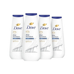 4 Bottles of Dove Body Wash Deep Moisture For Dry Skin (20 oz Bottles)