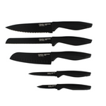 Ginsu Daku Series Dishwasher Safe, Fade Resistant 5 Piece Knife Set