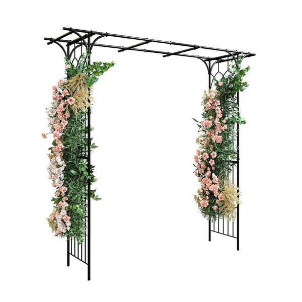 Yitahome Garden Arch Trellis Metal Garden Arbor