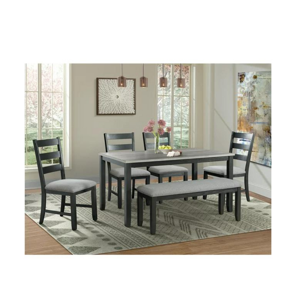 Picket House Furnishings 6-Piece Kona Gray Dining Set