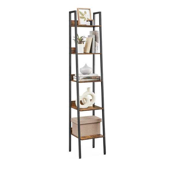 Vasagle 5-Tier Narrow Book Shelf (11.8" x 13.3" x 66.9")