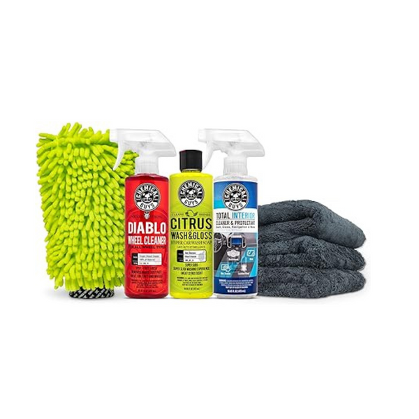 Chemical Guys 7-Piece Clean & Shine Car Wash Starter Kit