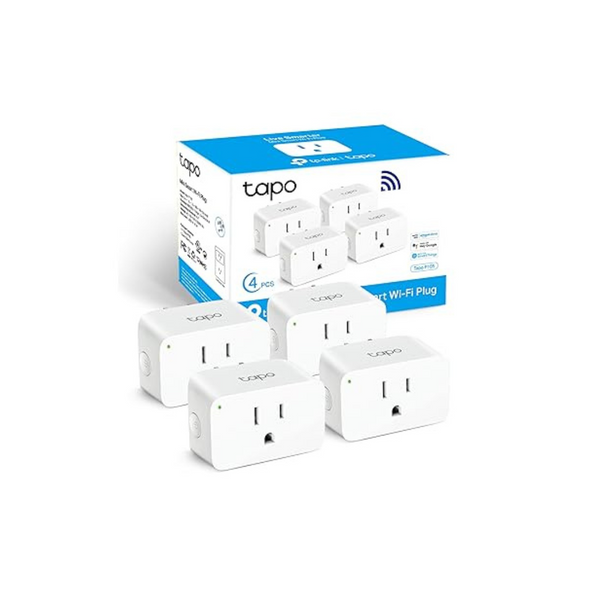 4-Pack TP-Link Tapo Mini 15A Smart Wi-Fi Plugs