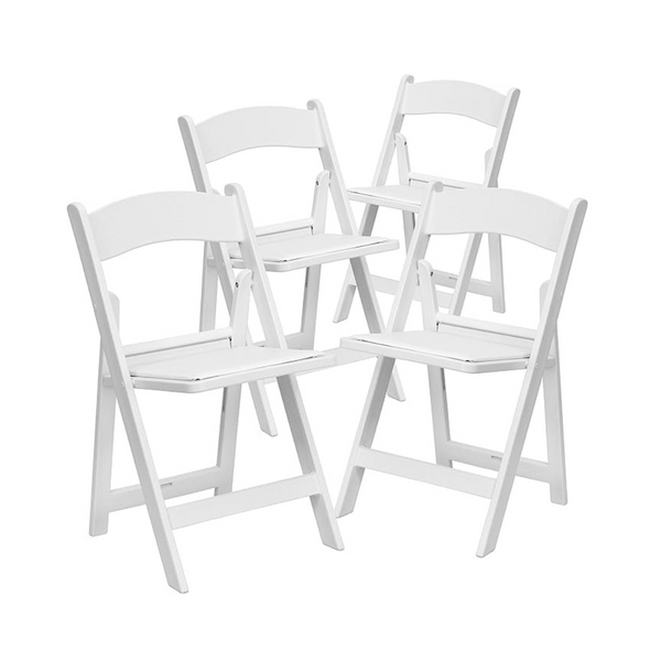 4-Pack Flash Furniture 1000LB Capacity Light Weight Folding Chair