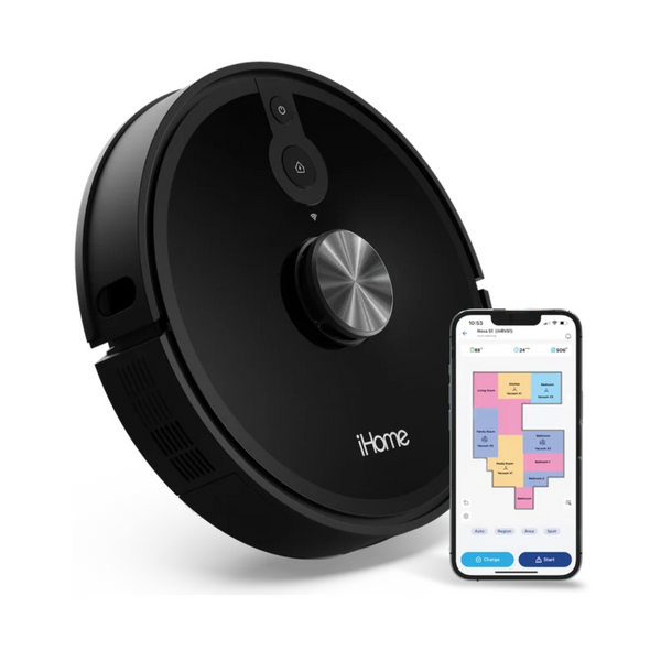 iHome AutoVac Nova S1 Robot Vacuum with LIDAR Navigation