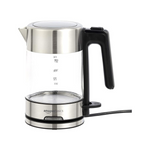 Amazon Basics Electric Glass and Steel Kettle - 1.0 Liter