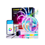 Charkee 130ft (65.6ft x 2) Color Changing RGB LED Strips Lights