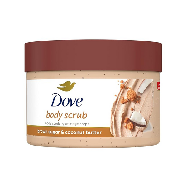 Dove Exfoliating Body Polish Scrub Brown Sugar & Coconut Butter, 10.5 oz