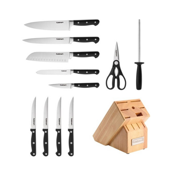 12-Piece Cuisinart Classic Triple Rivet Cutler Block Set