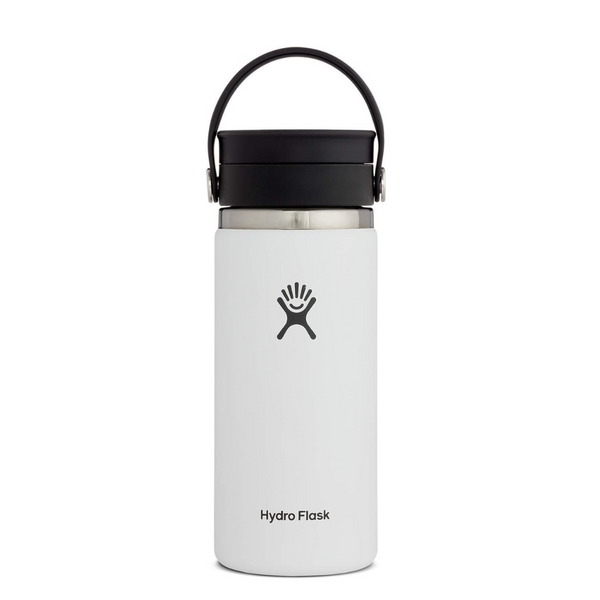 Hydro Flask Stainless Steel Wide Mouth Bottle w/Flex Sip Lid, 16 oz