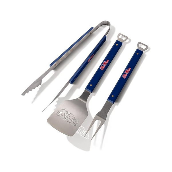 YouTheFan NCAA Old Miss Rebels Spirit Series 3-Piece BBQ Set