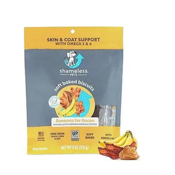 Shameless Pets Bananas For Bacon Soft-Baked Dog Treats