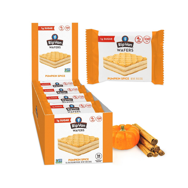 16-Count Rip Van Wafer Keto Cookies (Pumpkin Spice)