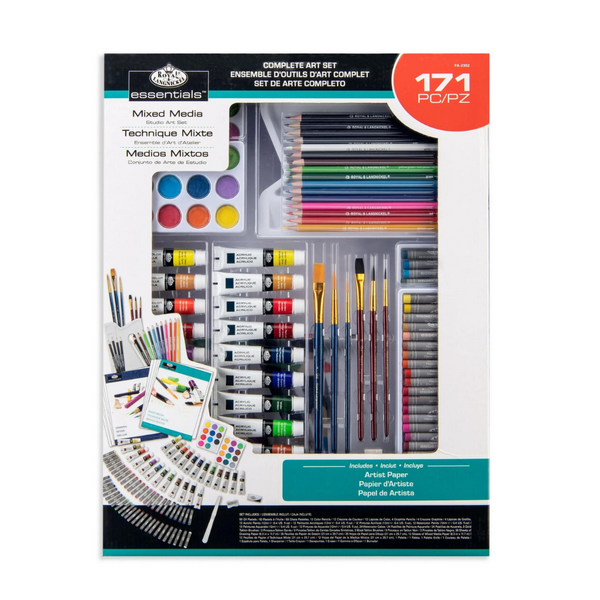 171-Piece Royal & Langnickel Essentials Mixed Media Art Set