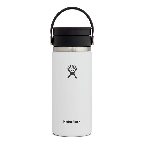 Hydro Flask Stainless Steel Wide Mouth Bottle w/Flex Sip Lid, 16 oz