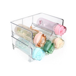 Mpm 2 Tier Clear Water Bottle Organizer Storage Rack