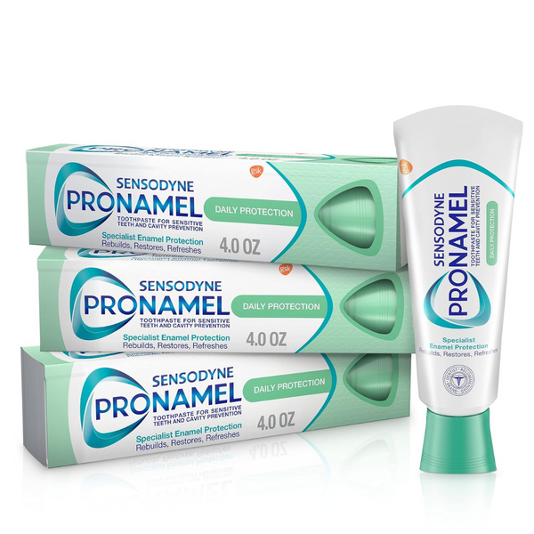 3-Pack Sensodyne Pronamel Daily Protection Enamel Toothpaste