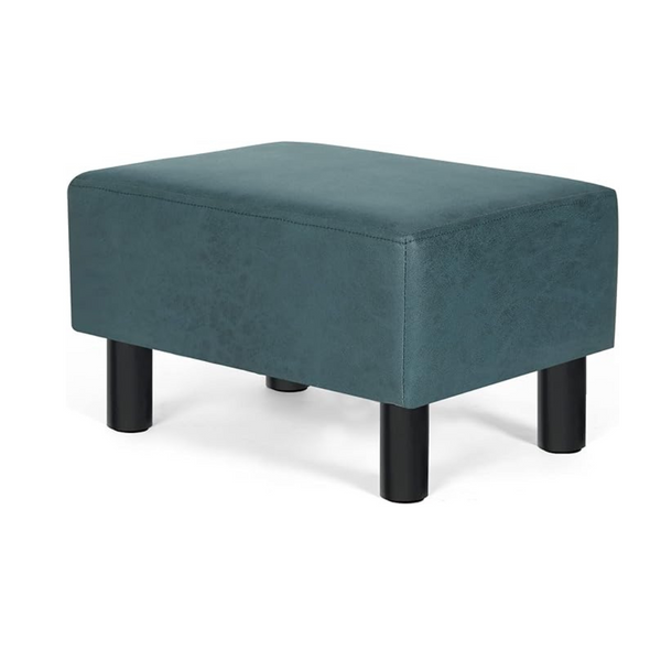 Joveco Ottoman Footrest Modern Rectangular Foot Stools (Blue