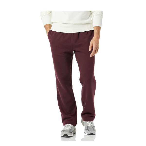 Amazon Essentials Men’s Fleece Sweatpants (Burgundy)