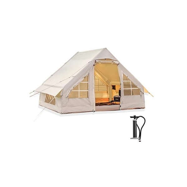 Waterproof Windproof Outdoor Inflatable Camping Tent with Pump