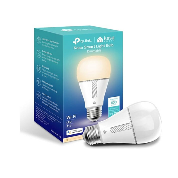 Kasa Smart WiFi White LED Dimmable Light Bulb