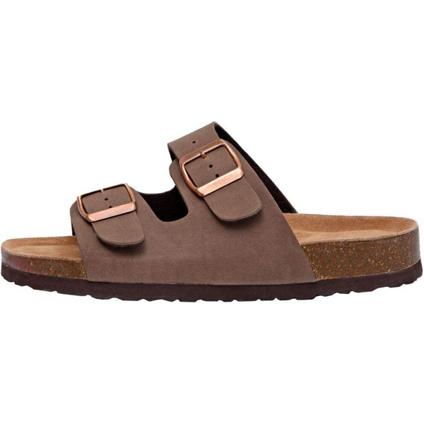 Cushionaire Women's Lane Cork Footbed Sandal With +Comfort