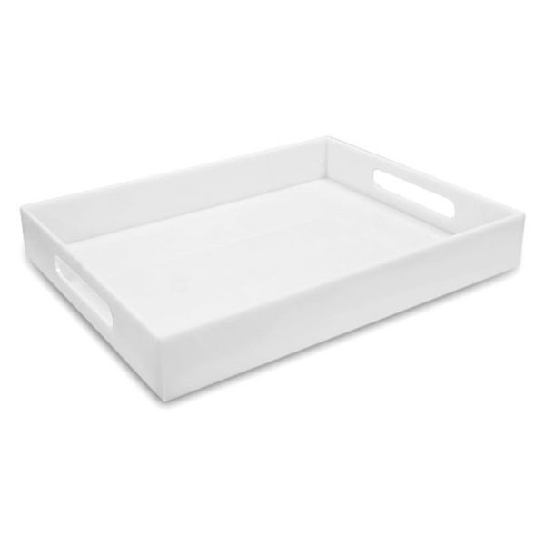 White Acrylic Tray, Large 18 x 24 Inch Tray