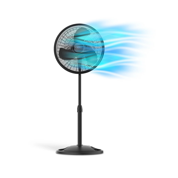 Lasko 16" Oscillating Adjustable Pedestal Fan with 3-Speeds