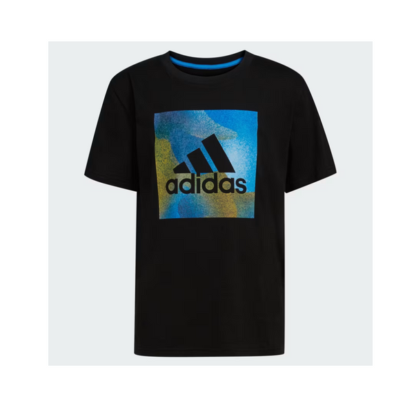 adidas Boys Sportswear Gradient Camo Badge of Sport Tee