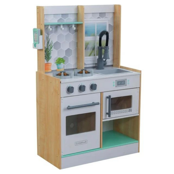 KidKraft Let's Cook Wooden Play Kitchen