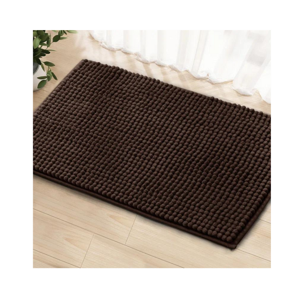 Wade Logan Azriah Luxury Chenille Super Soft Microfiber Non-Slip Bath Rug