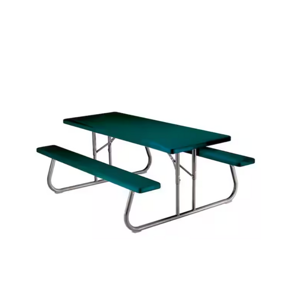 Lifetime 6 ft. Hunter Green Folding Picnic Table