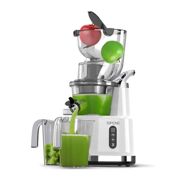 Sifene Quiet Cold Press 83mm Opening Whole Slow Masticating Juicer