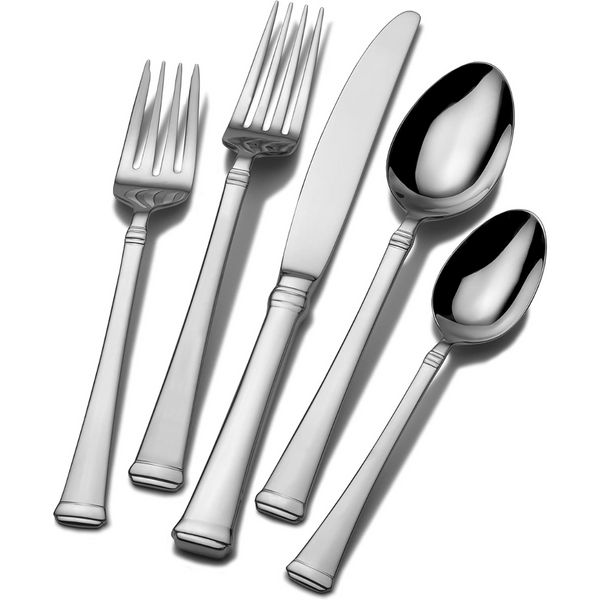 65-Piece Mikasa Harmony Stainless Steel Silverware Set