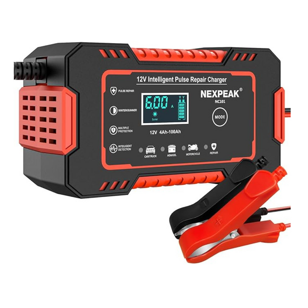 12V 6A Smart Car Battery Charger & Maintainer with Temperature Compensation