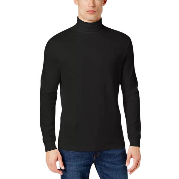 Club Room Men's Solid Turtleneck Shirt