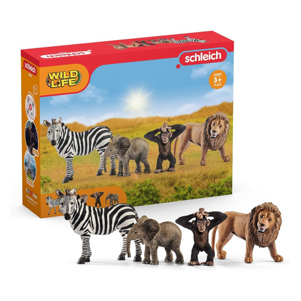 Schleich Wild Life Starter Set for Kids Ages 3+