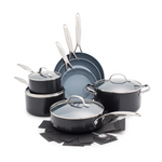 11-Piece GreenPan Valencia Pro Hard Anodized Nonstick Pots & Pans Set