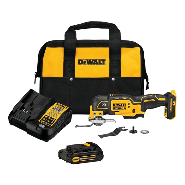 DeWALT 20V MAX XR Brushless 3-Speed Oscillating Tool + 1.5Ah Battery & Charger