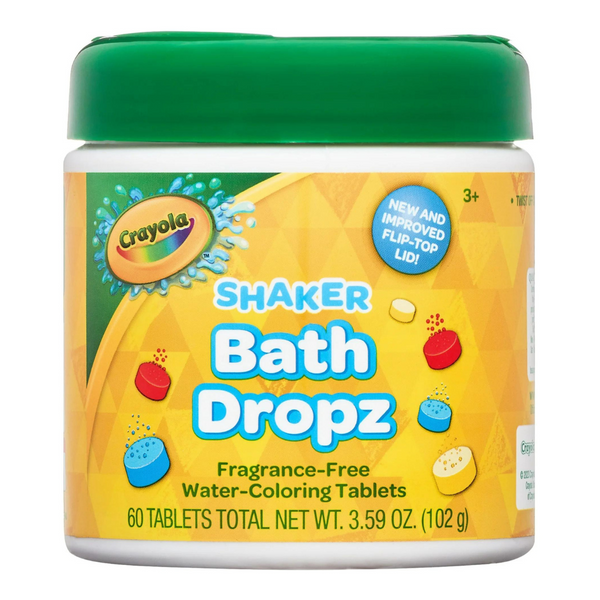 60 Crayola Bath Dropz Water Coloring Tablets