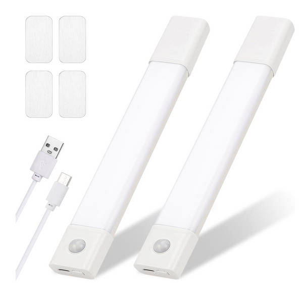 2-Pack Zzenrysam USB Rechargeable Under Cabinet LED Closet Light