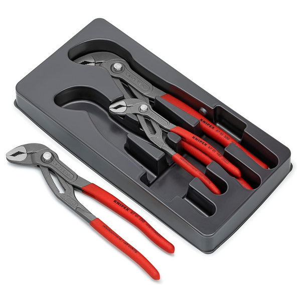 3-Piece Knipex Cobra Pliers Set (180mm, 250mm & 300mm)