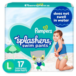 17-Count Pampers Splashers Swim Diapers - Size L