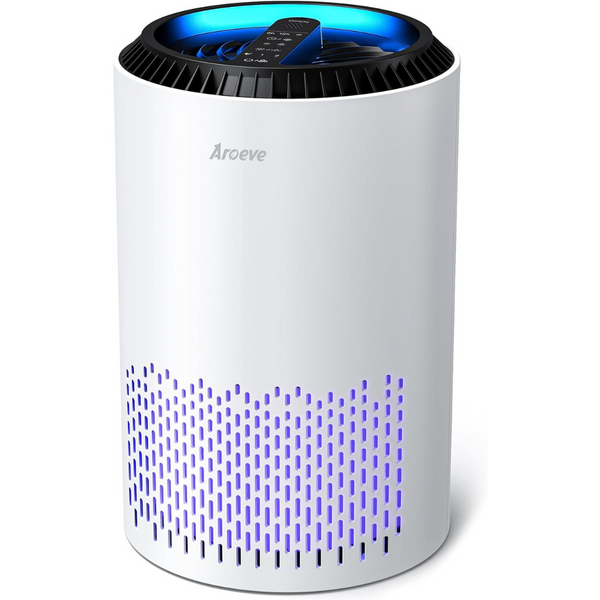 Aroeve H13 HEPA Portable Air Purifier with Sleep Mode Speed Control