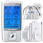 TEC.Bean Tens Unit Muscle Stimulator with 24 Modes & 8 Electrode Pads